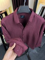 Solid Boxy Fit Shirt-Maroon - Image 3