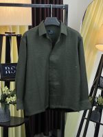 Solid Boxy Fit Shirt-4 Colour - Image 2